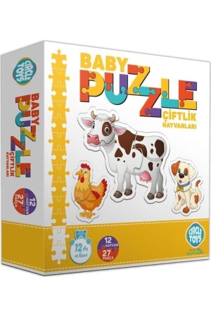 Baby Puzzle Çiftlik Hayvanları PRA-2146656-6810 - 4