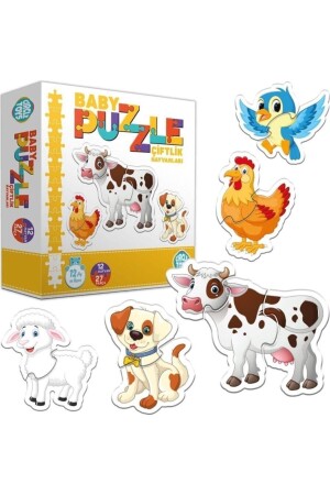 Baby Puzzle Çiftlik Hayvanları PRA-2146656-6810 - 3