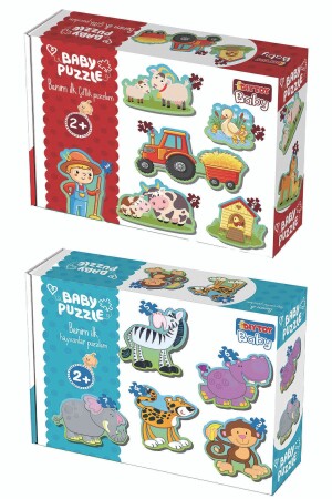 Baby Puzzle Ilk Hayvanlarım Ve Ilk Çiftlik Puzzlem Seti DTBP2S - 4