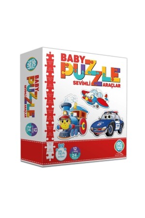 Baby Puzzle Sevimli Araçlar - 5