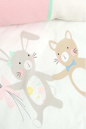 Baby Rabbit Çocuk Bebek Nevresim Takımı 100x150 ontheroad - 4