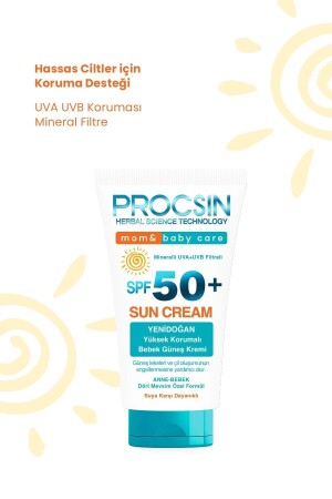 Baby-Sonnencreme mit hohem UV-Schutz für Babys und Kinder, LSF 50+, 50 ml - 5