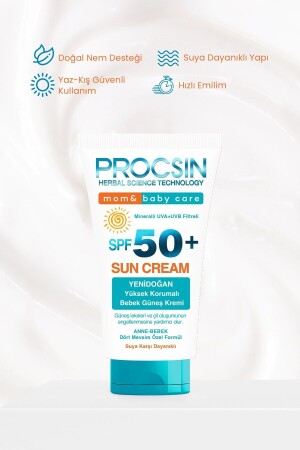 Baby-Sonnencreme mit hohem UV-Schutz für Babys und Kinder, LSF 50+, 50 ml - 8