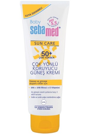 Baby Sun Care Suya Dayanıklı Spf 50- Çok Yönlü Koruyucu Bebek Güneş Kremi 75 Ml BENCAURN1020951 - 2