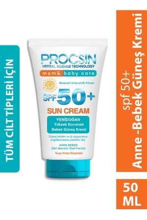 Baby Yüksek Uv Korumalı Bebek ve Çocuk SPF50- Güneş Kremi 50 ML - 4