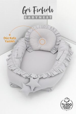 Babynest, Babyschlafbett 0–2 Jahre – 100 % Baumwolle UMAY11 - 4