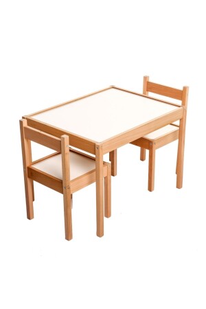 Babyspielzeug Montessori-Holztisch- und Stuhlset TYC00214147513 - 2