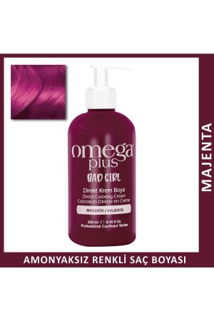 Bad Girl MAJENTA Ammoniakfreies farbiges Haarfärbemittel 250 ml - 3