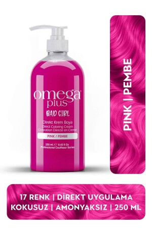 Bad Girl PINK Ammoniakfreies farbiges Haarfärbemittel 250 ml - 1