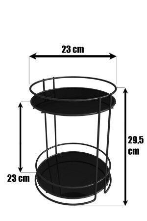 Badezimmer-Kosmetik-Schmuck-Organizer, Mehrzweck-Organizer, 2 Ebenen, Präsentationstablett, Leckerli-Halter TGM-0034 - 6