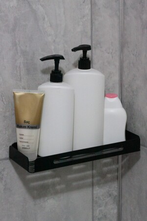 Badezimmer-Organizer aus Metall, Shampoo-Regal EVORG0002 - 6