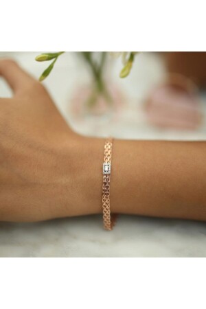 Baguette-Diamant-Mesh-Armband - 2