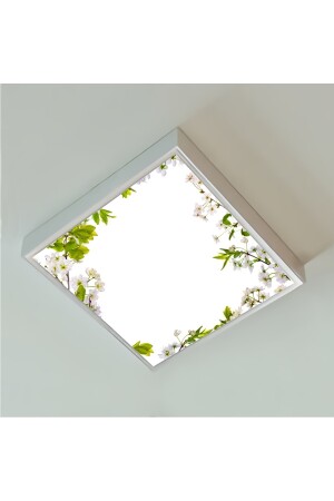 Baharlım Tavan Avize-60x60-led-54watt-tavana Yapışık Lamba-ev Aydınlatma-modern Salon Avizeleri- Uv GP-2025-Baharlım - 6