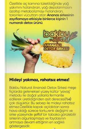 Bakbu Ananas Sirkesi-ananaslı Detox Sirkesi - 10