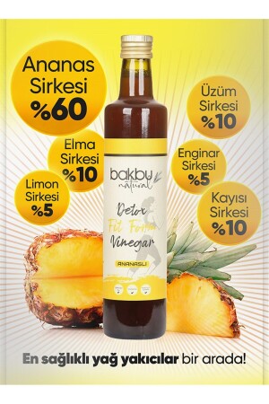 Bakbu Ananas Sirkesi,ananaslı Detox Sirkesi ananassirk01 - 8