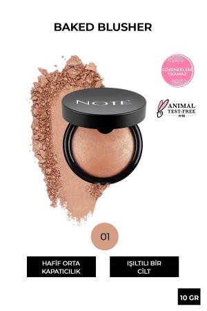 Baked Allık 01 Pleasure Işıltılı Highlighter - 2