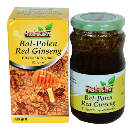 Bal Polen Red Ginsengli Bitkisel Karışımlı Macunnu 450 Gr - 7