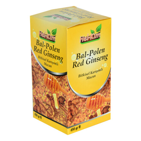 Bal Polen Red Ginsengli Bitkisel Karışımlı Macunnu 450 Gr - 9