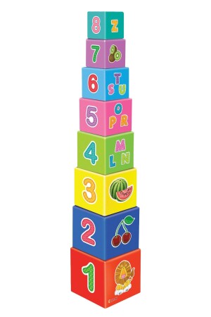 Balance-Turm-Spiel, Lernspielzeug für 0–3 Jahre - 5