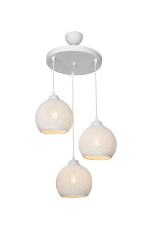 Ball Triple Circle Kronleuchter Off White MNG. 5140 - 6