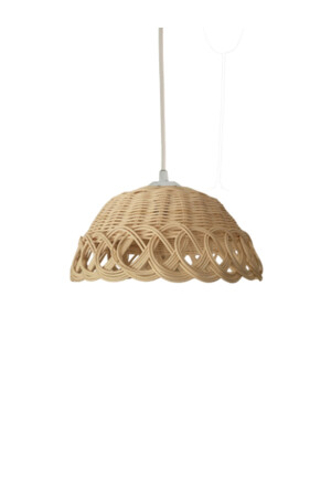 Bambu Bohem Rattan Hasır Avize 35cm oneo2 - 8