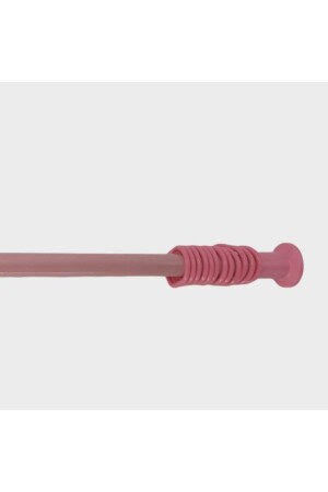 Banyo Perde Borusu 160cm-260cm Pembe Duş Perde Borusu Perde Askısı Metal - 3