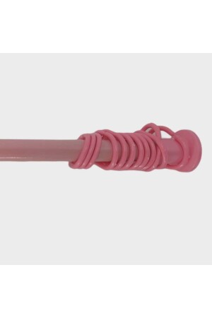 Banyo Perde Borusu 160cm-260cm Pembe Duş Perde Borusu Perde Askısı Metal - 4