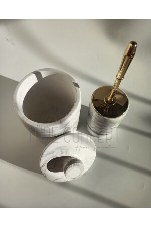 Banyo Set Banyo Fircası & Banyo Çöp Kovası Ve Tuvalet Fircasi TR5011 - 6