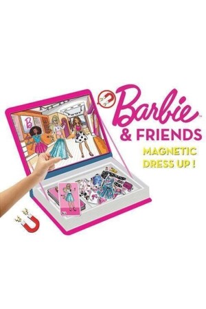 Barbie And Friends Fashion Magnetic Dress Up Game Kostüme 62 Teile 154851s - 4