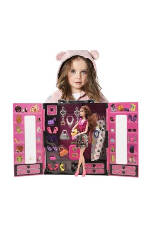 Barbie Gardrop Çanta 30 Parça Aksesuarlı - 6