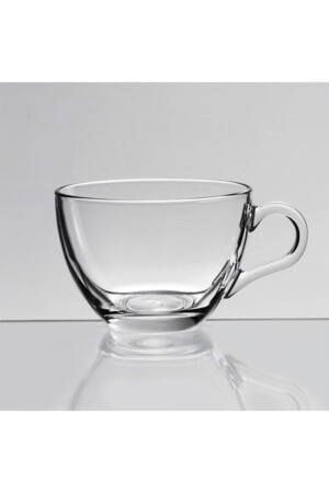 Basic 6-teilige Tee- und Kaffeetasse aus Glas, 6-teilige Tasse 55161 - 1