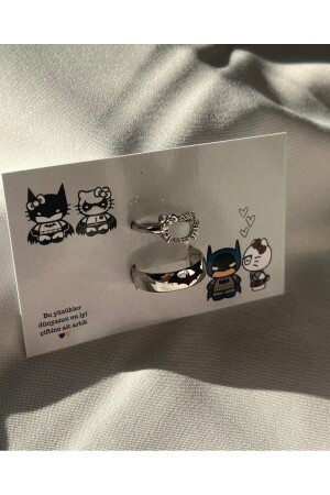 Batman – Hello Kitty verstellbare Paarringe - 2