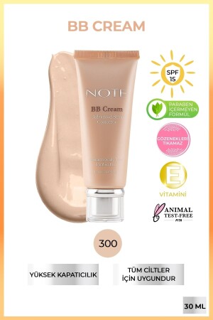 Bb Cream 300 Light Beige Natürlicher Concealer mit feuchtigkeitsspendender Wirkung SPF 15 Bb Cream - 1