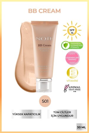 BB Cream 501 Natürlicher Concealer mit feuchtigkeitsspendender Wirkung LSF 15 BB Cream - 2