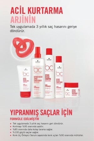 BC Clean Acil Kurtarma Kürü Seyahat Boy 30ml İşlem Görmüş & Yıpranmış Saçlara Özel Maske - 4