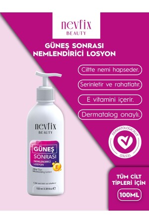 Beauty 100 ml Güneş Sonrası Nemlendirici & Ferahlatıcı Losyon Vitamin E nevfixgnsonrasılosyon - 2