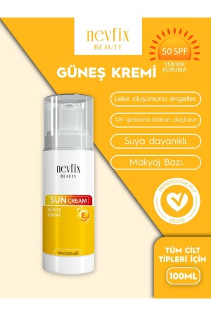 Beauty 50 Spf (faktör) 100 Ml Güneş Kremi nevfixbeatyu50fktrgnkre - 3