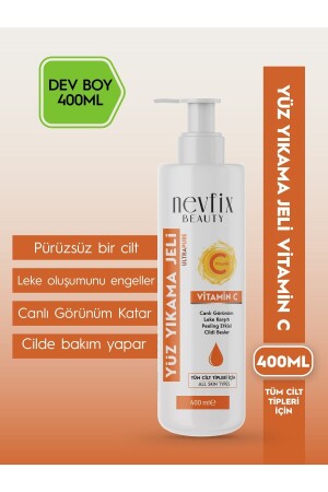 Beauty C Vitaminli Yüz Yıkama Jeli 400 ml nevfixbeutycvityüztemizleme - 1