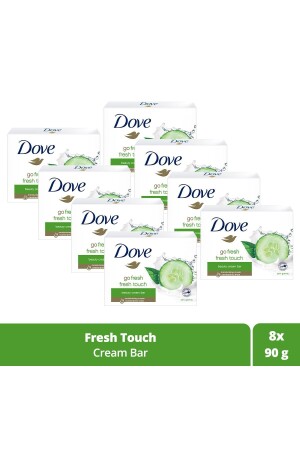 Beauty Cream Bar Katı Güzellik Sabunu Fresh Touch Nemlendirici Etkili 90 G X8 Adet - 2