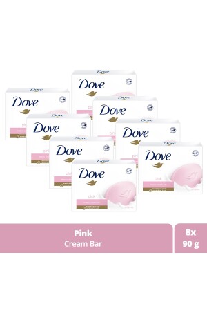 Beauty Cream Bar Solid Beauty Soap Pink mit feuchtigkeitsspendender Wirkung 90 g x 8 Stück - 2