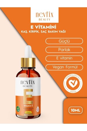 Beauty E Vitamini 10 ml Vegan Doğal Saf nevfixbeutyvitamine10ml - 4