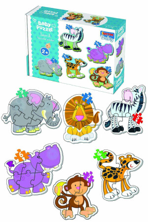 Bebeğimin Ilk Hayvanlar Puzzle 4'lü Seti Diy-Toy Baby Puzzle - 4