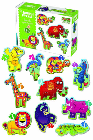 Bebeğimin Ilk Hayvanlar Puzzle 4'lü Seti Diy-Toy Baby Puzzle - 7