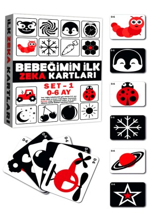 Bebeğimin Ilk Zeka Kartları Set-1 - 0-6 Ay - 4