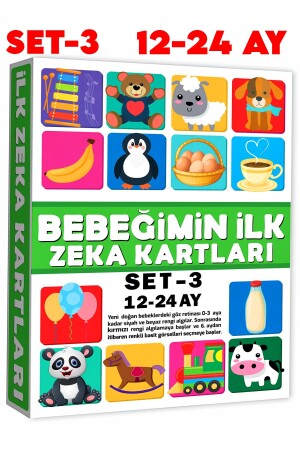 Bebeğimin Ilk Zeka Kartları Set-3 - 12-24 Ay - 6