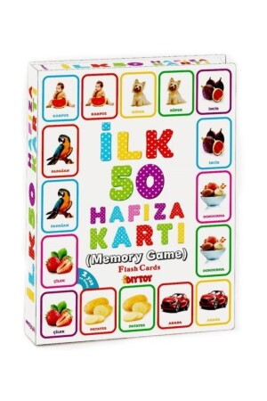 Bebeğimin Ilk Zeka Kartları Ve Diy-toy Flash Cards Ilk 50 Sözcük 2' Li Set 2 Lİ SET - 5