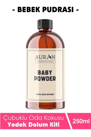 Bebek Pudrası Yedek Çubuklu Oda Ve Ortam Kokusu Esansı Yedek Dolum Şişe Baby Powder 250ml - 2