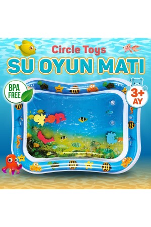 Bebek Su Oyun Matı Tummy Time Karın Üstü Aktivite Zamanı CRCL-116-1 - 4