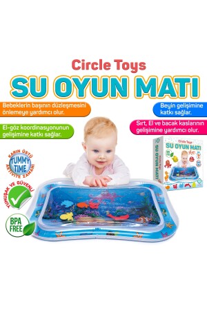 Bebek Su Oyun Matı Tummy Time Karın Üstü Aktivite Zamanı Crclmat - 5