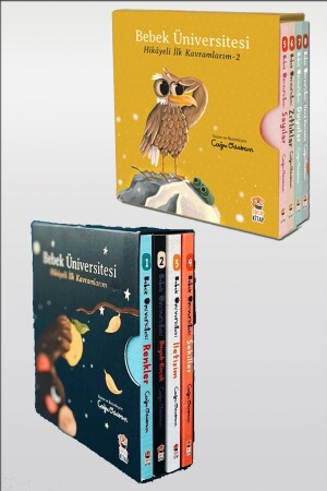 Bebek Üniversitesi 2 Set Bir Arada - 8 Kitap Bebek Üniversitesi 1-2 - 3